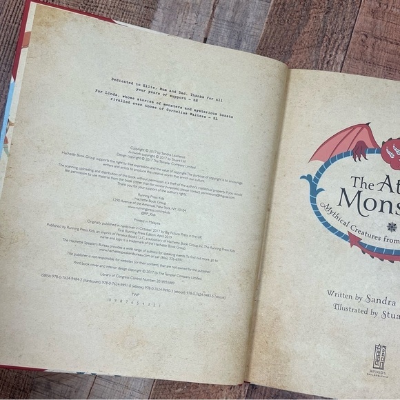 The Atlas of Monsters: Mythical Creatures from Around the World Hardcover - Picture 4 of 10